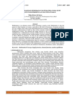 Analisis Aplikasi Dan Penerapan Matematika Pada Ilmu Ekonomi Fungsi Permintaan Dan Penawaran