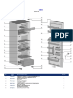 Vista Explotada Refrigerador DF36