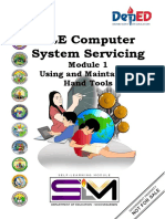 TLE Computer System Servicing: Using and Maintaining Hand Tools