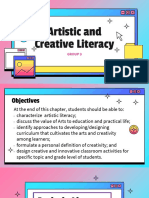 Artistic and Creative Literacy G-3