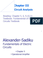 AC Circuit Analysis: Reading: Chapter 5, 6, 9,10,11 Textbook: Fundamental of Electric Circuits Textbook