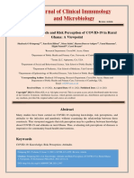 Knowledge Attitude and Risk Perception of COVID 19 in Rural Ghana A Viewpoint