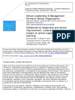 Collaborative Leadership and School Improvement - Understanding The Impact On School Capacity and Student Learning - Hallinger2010