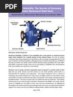 The Secrets of Extremely Reliable Mechanical Shaft Seals