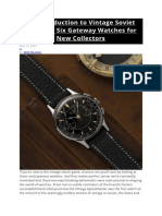 An Introduction To Vintage Soviet Watches-Scribd2021