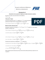 Resolución de La Ecuación de Laplace Por Medio de Iteración Numérica en Matlab