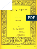 Gaubert, Philippe - Deux Pièces - Romance