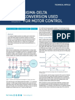 ADI Sigma Delta Conversion Used For Motor Control