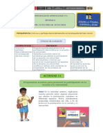 ACTIVIDAD DE APRENDIZAJE N°14 3° y 4°DPCC