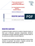 Registro Sanitario