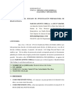 Calumnia y Difamacion HUANCAVELICA NARCISO 2021