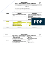 Tam Tabela de Armazenamento de Materiais Geral