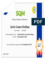 Certificado Hombre Nuevo