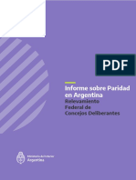 Informe Sobre Paridad en Argentina