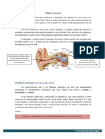 Ondas Sonoras. Qualidades Fisiológicas de Uma Onda Sonora