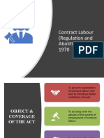 Contract Labour (Regulation and Abolition) Act