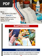 ELASTICIDADES