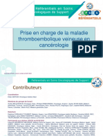 Prise en Charge de La Maladie Thromboembolique Veineuse en Cancérologie - 2021