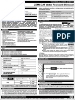 Zemcoat Water Resistant Technical Data Sheet