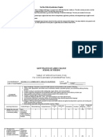 Test Plan (Table of Specifications) Template