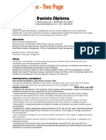 Resume Sample - 2pager1 Sample2