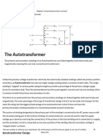 Autotransformer and Variable Auto Transformer