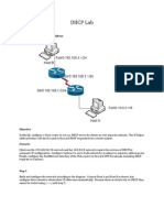 DHCP Lab: Using DHCP and IP Helper Address