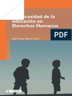 La Necesidad de La Educación en Derechos Humanos - Mestre Chust, José Vicente - 009061