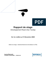 Rapport de Stage EPITECH Lille Tek2 