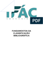 Fundmentos Da Classificacao Bibliografica