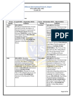 Compiled Syllabus of Grade XI Science