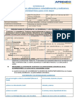 IV BIM SEM 32-33 EXP.08 Nos Alimentamos Saludablemente y Realizamos Actividad Física para Vivir Mejor PODCATS