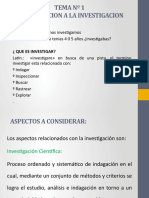 Tema 1 Introduccion A La Investigacion