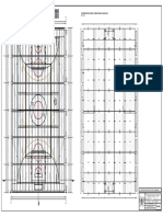 Losa Multiusos Planta Primer Nivel Distribución de Paños / Cimentación de Anclajes