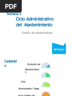 Semana 3 Ciclo Administrativo Del Mantenimiento