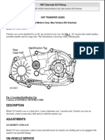 Transfer Case 233 Chevrolet S10