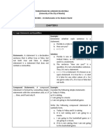 5.1 Logic Statements and Quantifiers