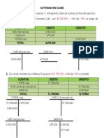 Actividad en Clase Asientos Contables