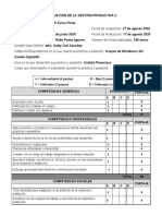 Rúbrica de Evaluación Del Tutor Externo