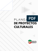 Planeación de Proyectos Culturales.