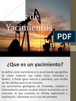 Tipos de Yacimientos