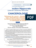 La Collection Hippocrate: Cancerologie