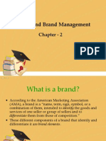 Brands and Brand Management: Chapter - 2