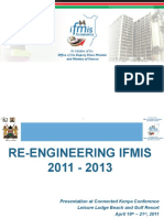 Re - Engineering of IFMIS To Connected Goverment