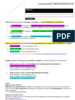 SEBENTA 8º ANO - Unidade 5 - ACTIVIDADES ECONÓMICAS