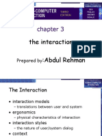 The Interaction:abdul Rehman: Prepared by