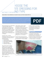 Wound Essentials 5 How To Choose The Appropriate Dressing For Each Wound Type