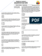 Ucu Trigonometry Practice Problems