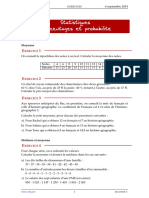 09 Exos Statistiques Pourcentages Probabilite