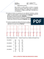 Práctica Calificada #01 - Concreto Armado I - FIC - UNASAM